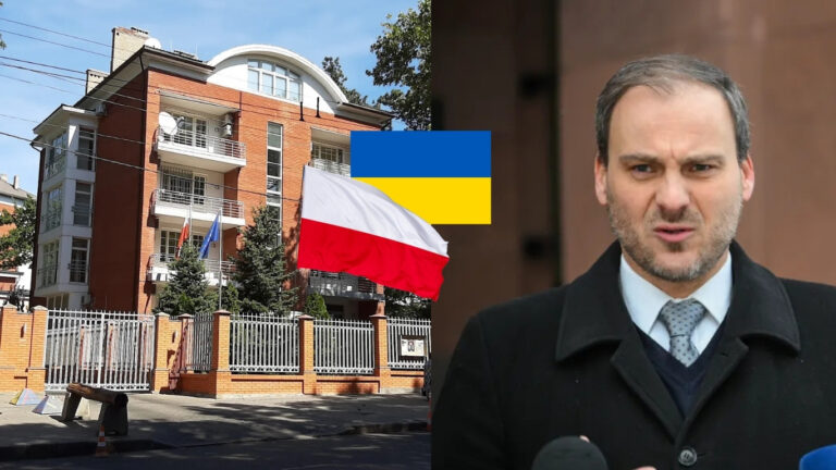"Kolejna noc rosyjskiego terroru (w Ukrainie - red.)" W wyniku nocnego bombardowania uszkodzony został polski konsulat w Odessie