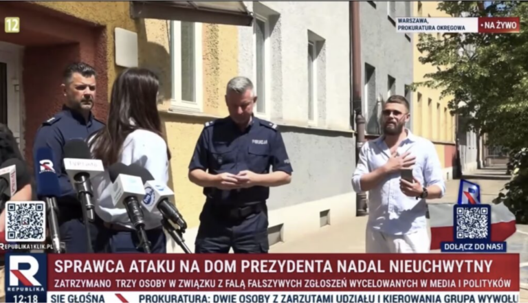 Украинец прервал трансляцию Telewizja Republika и обратился к полякам