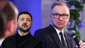 Andrzej Duda o Zełenskim: „Powinien być bohaterem Ukrainy”. Broni decyzji o Orderze Orła Białego